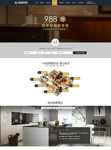 装饰公司网页模板设计 高清PSD素材下载与企业官网建设指南